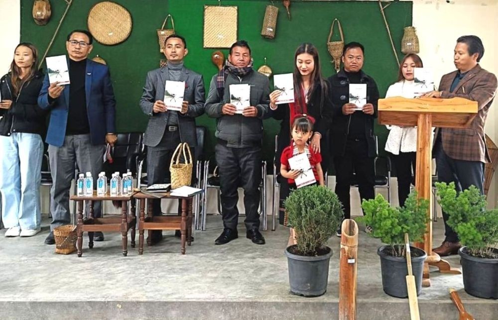 A Lotha Naga Poetry titled ‘Mungyanyi’, authored by PB Sen Yanthan was launched at Wokha Town by Achumbemo Kikon, Member of Legislative Assembly, Government of Nagaland. (Photo Courtesy: Thunglamo Odyuo).